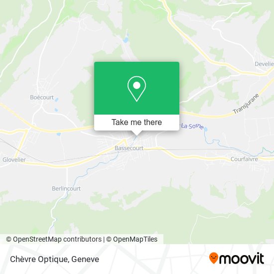 Chèvre Optique map