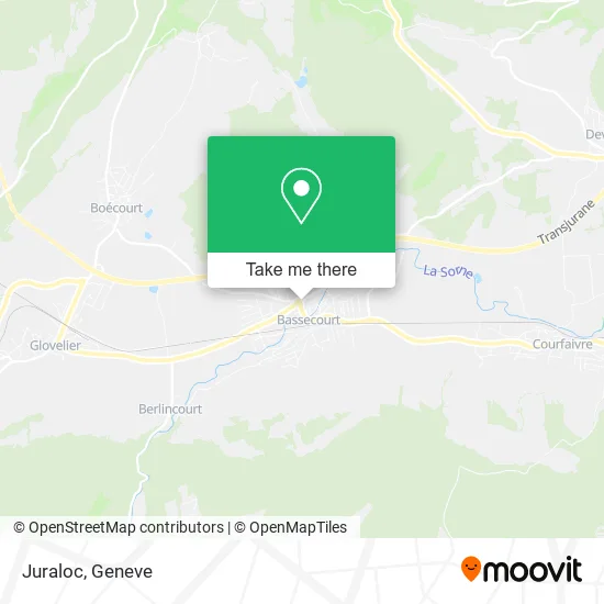 Juraloc map