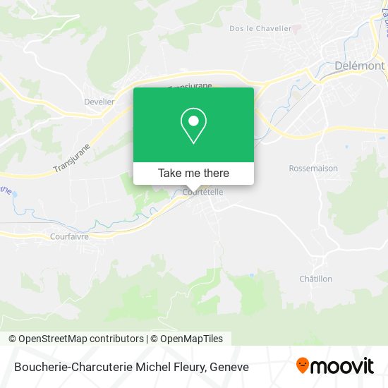 Boucherie-Charcuterie Michel Fleury map