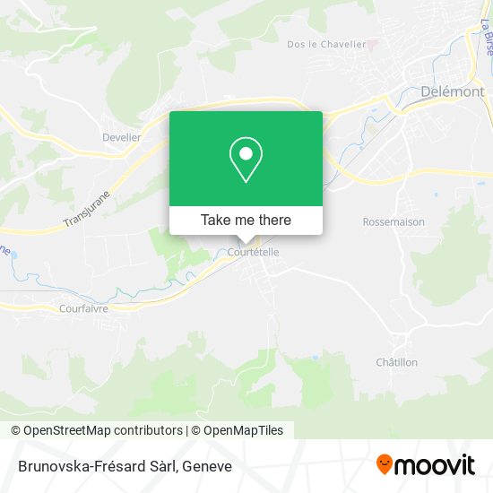 Brunovska-Frésard Sàrl map