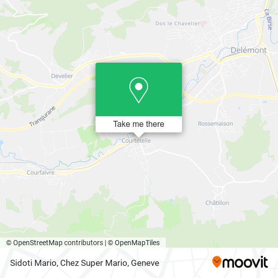 Sidoti Mario, Chez Super Mario map