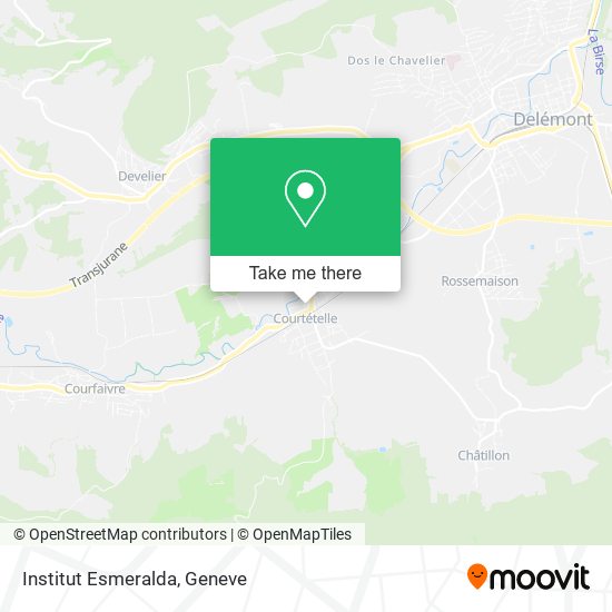 Institut Esmeralda map