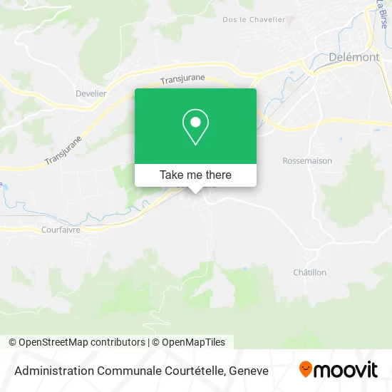 Administration Communale Courtételle map