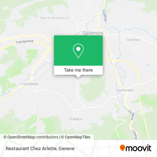 Restaurant Chez Arlette map