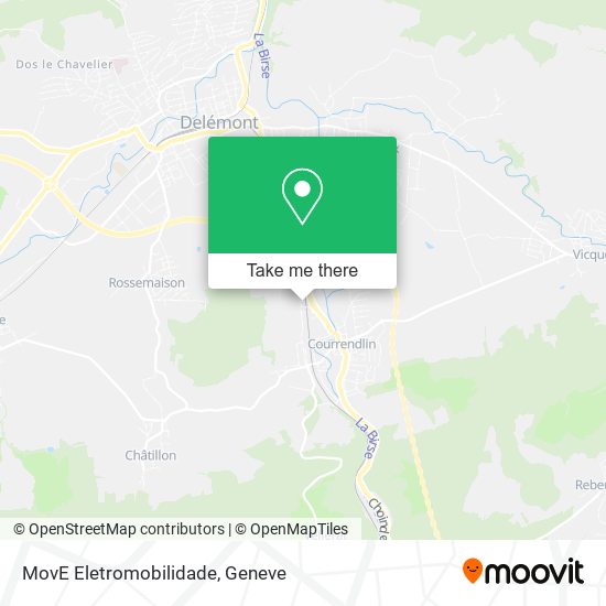 MovE Eletromobilidade map