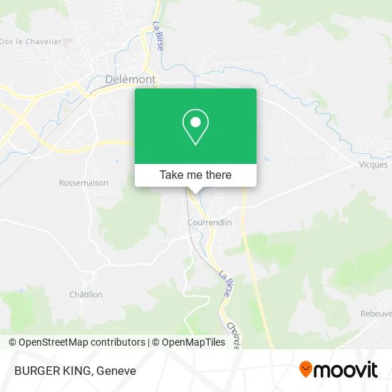 BURGER KING map