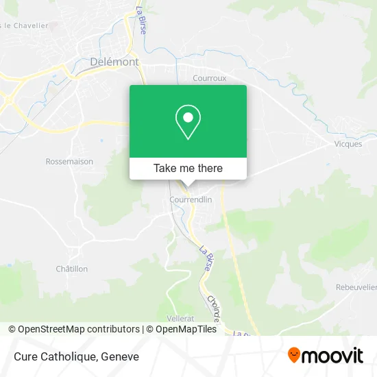 Cure Catholique map