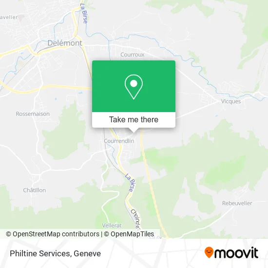 Philtine Services map