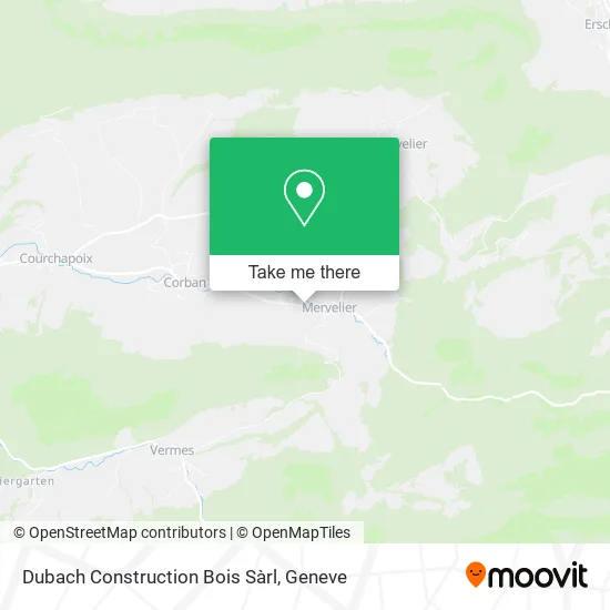Dubach Construction Bois Sàrl map