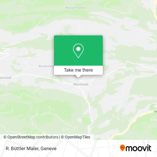 R. Büttler Maler map