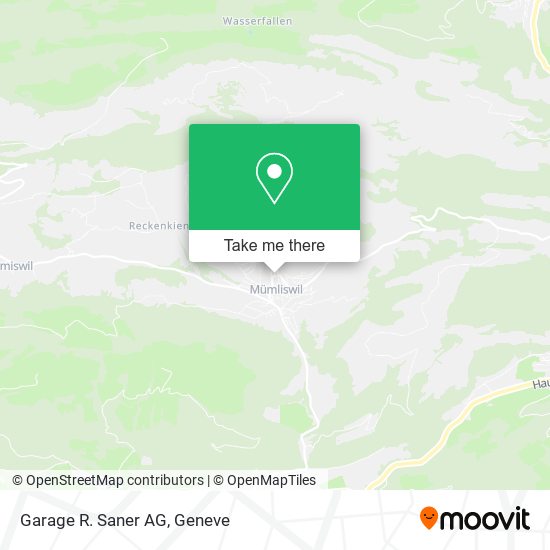 Garage R. Saner AG map