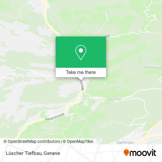 Lüscher Tiefbau map