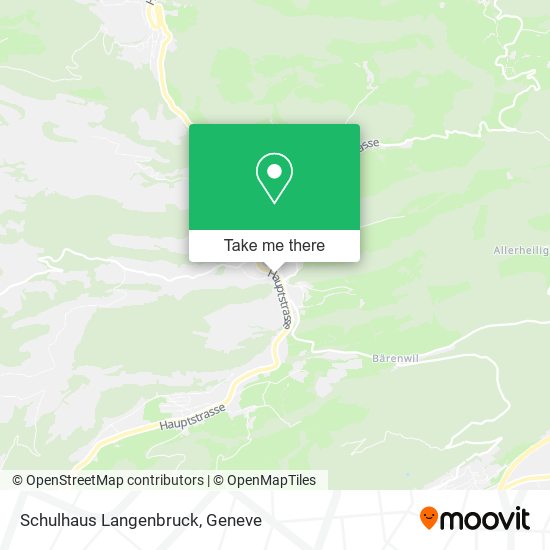 Schulhaus Langenbruck map