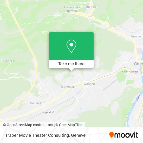 Traber Movie Theater Consulting map