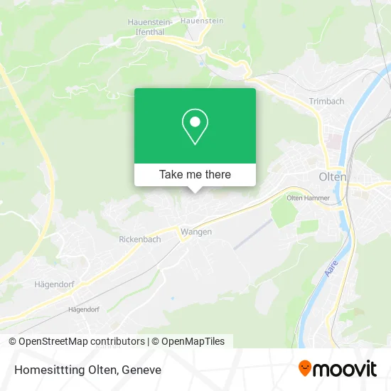 Homesittting Olten map