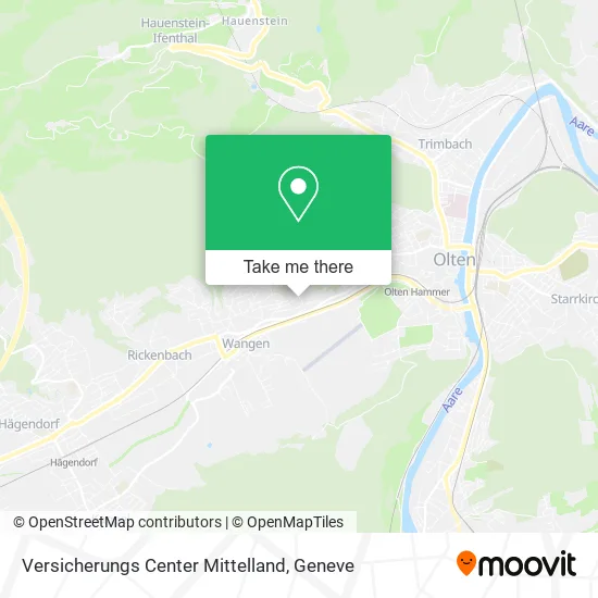 Versicherungs Center Mittelland map