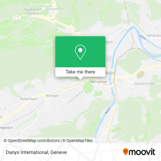 Danys International map