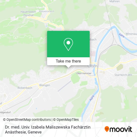 Dr. med. Univ. Izabela Maliszewska Fachärztin Anästhesie map