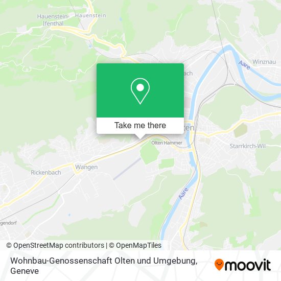 Wohnbau-Genossenschaft Olten und Umgebung map