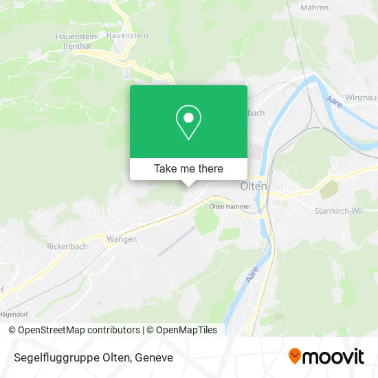 Segelfluggruppe Olten map