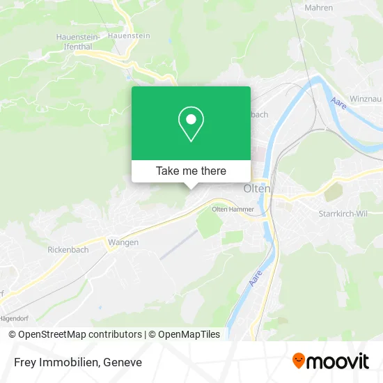 Frey Immobilien map