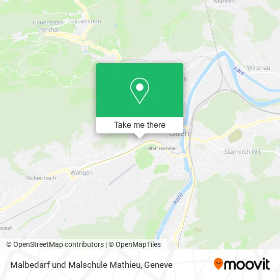 Malbedarf und Malschule Mathieu map