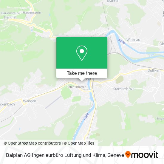Balplan AG Ingenieurbüro Lüftung und Klima map