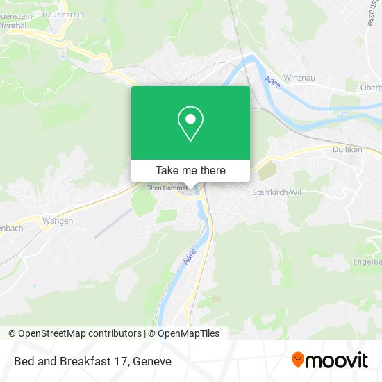 Bed and Breakfast 17 map