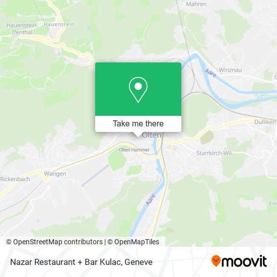 Nazar Restaurant + Bar Kulac map