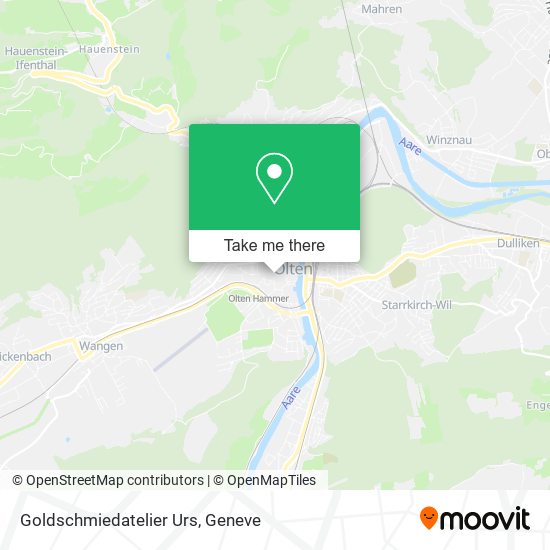 Goldschmiedatelier Urs map