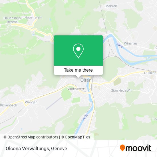Olcona Verwaltungs map