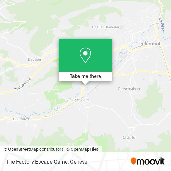 The Factory Escape Game map