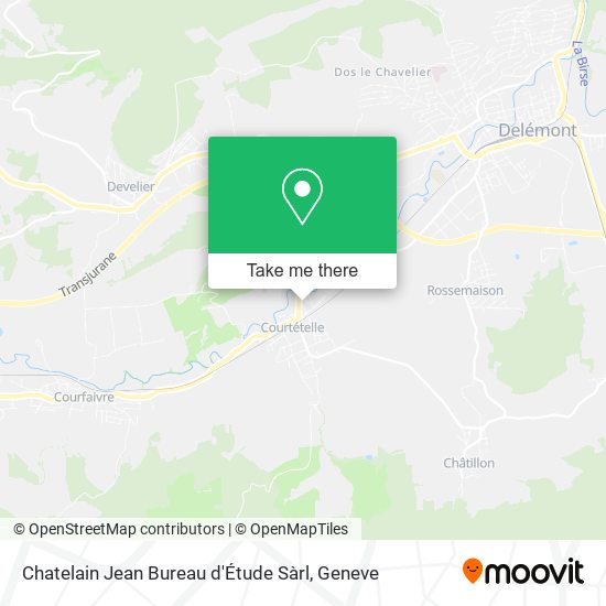 Chatelain Jean Bureau d'Étude Sàrl map