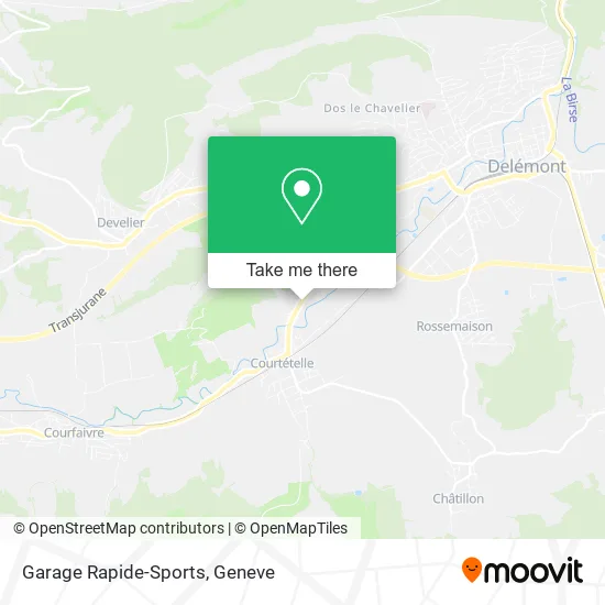 Garage Rapide-Sports map