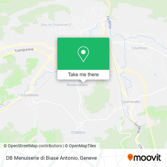 DB Menuiserie di Biase Antonio map