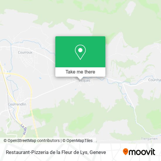 Restaurant-Pizzeria de la Fleur de Lys map