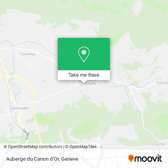 Auberge du Canon d'Or map
