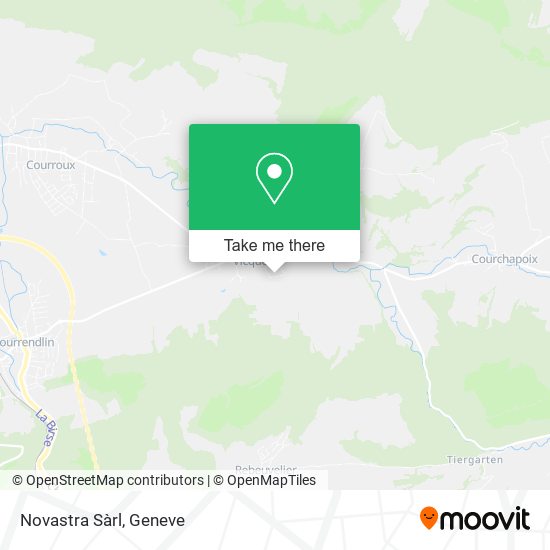 Novastra Sàrl map