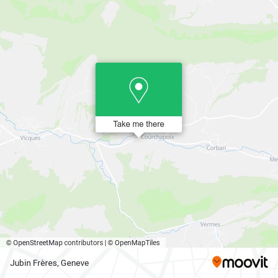 Jubin Frères map