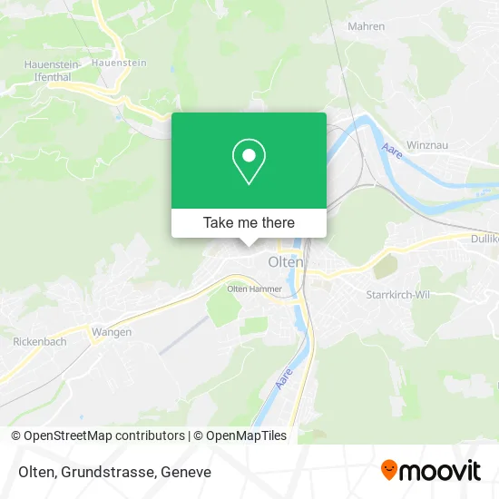 Olten, Grundstrasse map