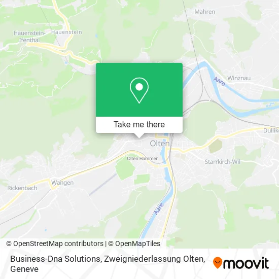 Business-Dna Solutions, Zweigniederlassung Olten map