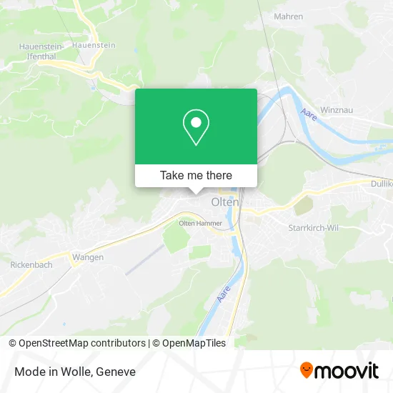 Mode in Wolle map