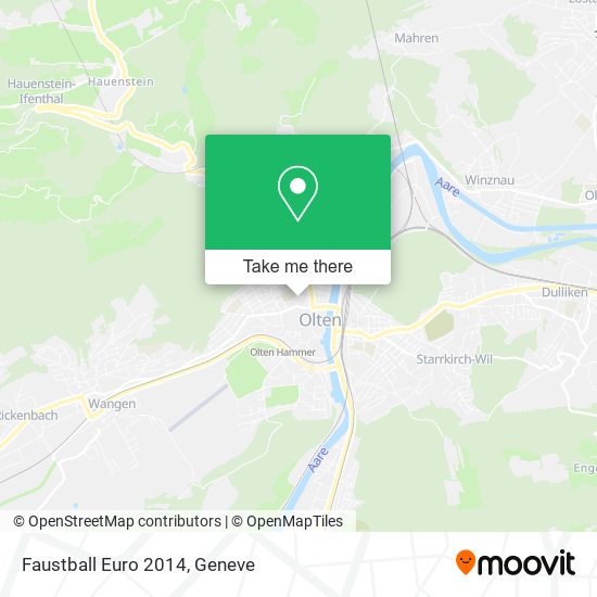 Faustball Euro 2014 map