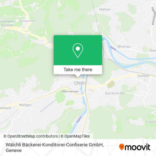 Wälchli Bäckerei-Konditorei-Confiserie GmbH map