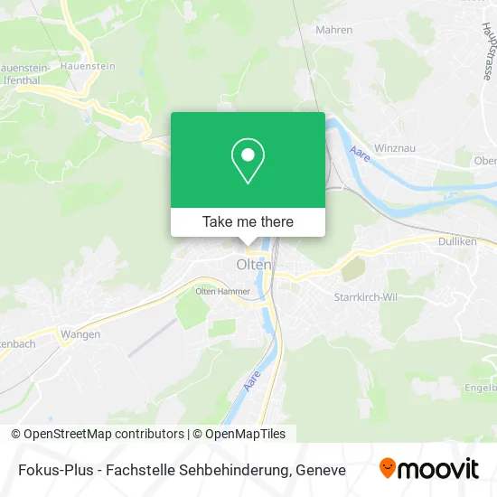 Fokus-Plus - Fachstelle Sehbehinderung map