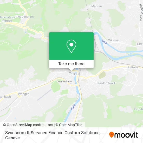 Swisscom It Services Finance Custom Solutions map