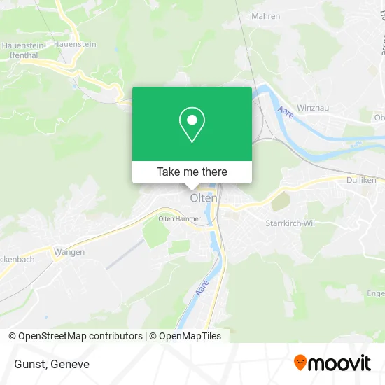 Gunst map