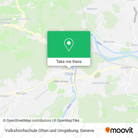 Volkshochschule Olten und Umgebung map