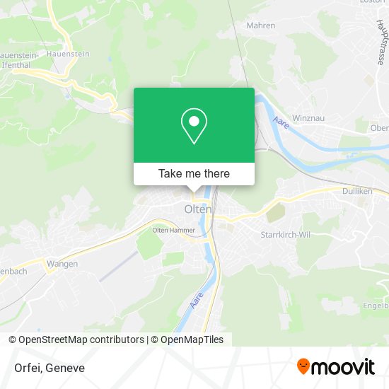 Orfei map