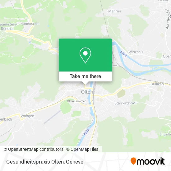 Gesundheitspraxis Olten map